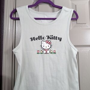 Hello Kitty Light Gray Kids Tank Top